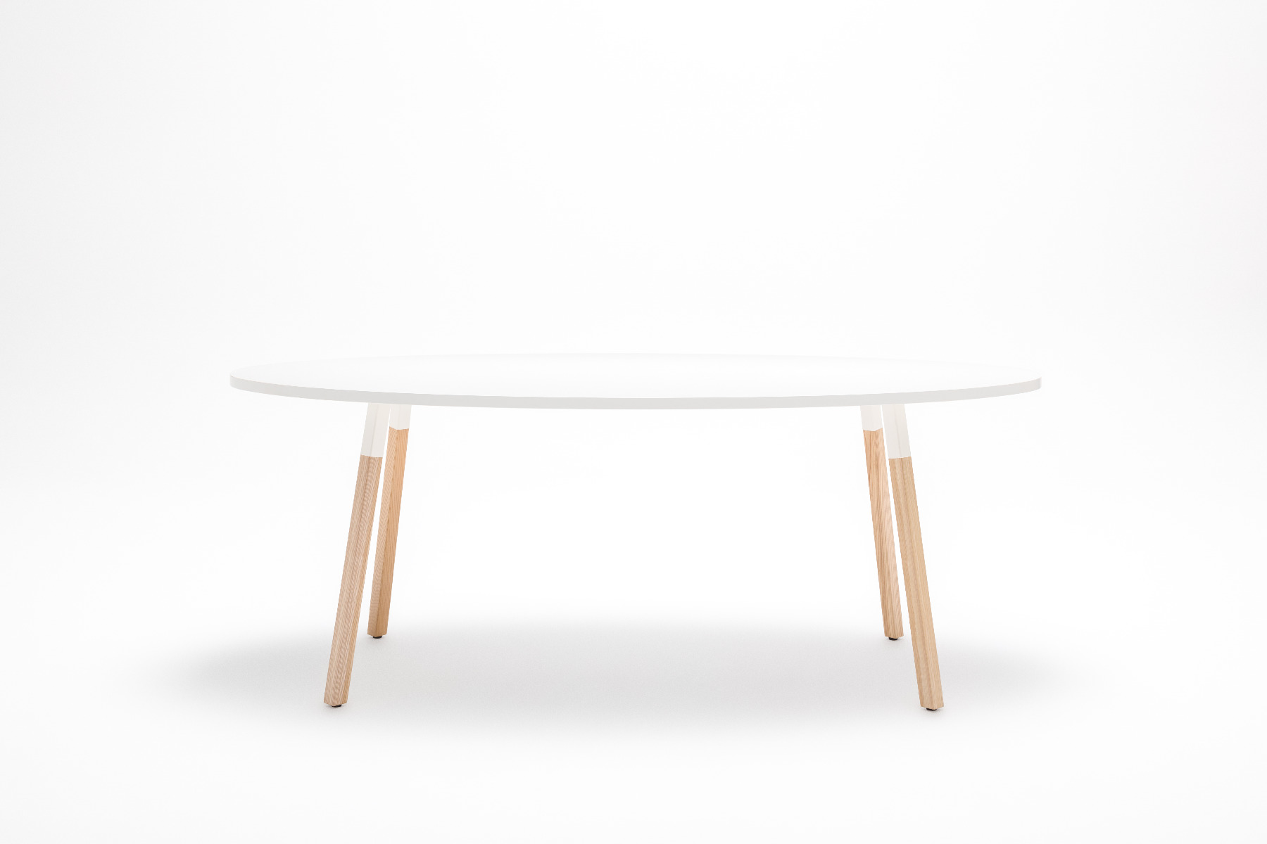 OBOS Office Furniture Cork - Conference table with wooden legs